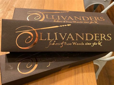 Ollivanders Wand Box Harry Potter Diy Harry Potter Theme Party