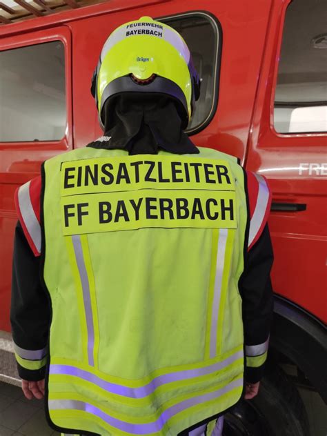 Schutzausr Stung Freiwillige Feuerwehr Bayerbach E V