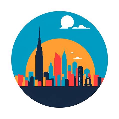 Premium Photo Logo Ciudad Generado Por Ia
