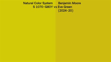 Natural Color System S 1070 G80Y Vs Benjamin Moore Eve Green 2024 20