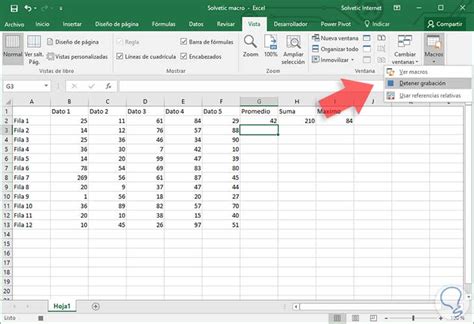 Cómo Usar Macros En Excel 2016 Para Automatizar Tareas Solvetic