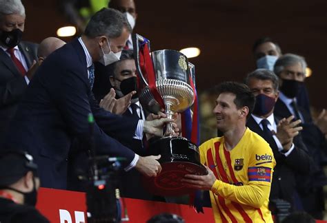 Copa Del Rey Trophy Damaged