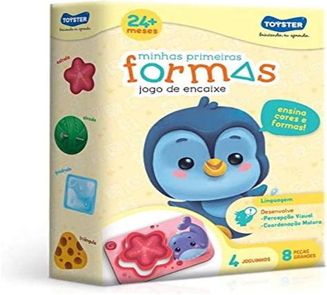 Minhas Primeiras Formas Jogo Educativo Toyster Brinquedos Amazon