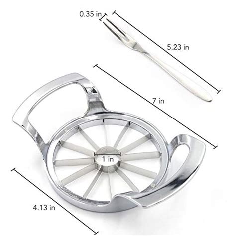 Apple Slicer Upgraded Version Blade Extra Large Apple Corer Peeler