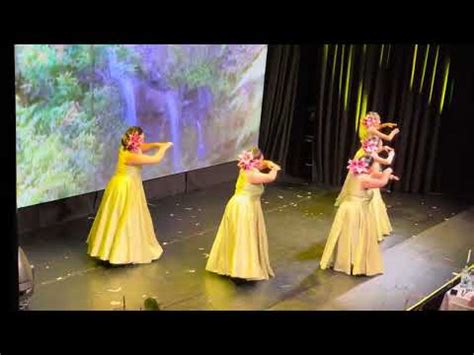 Hālau Hula O Hokulani performing Hawaii Kamahao at Hula Oni E