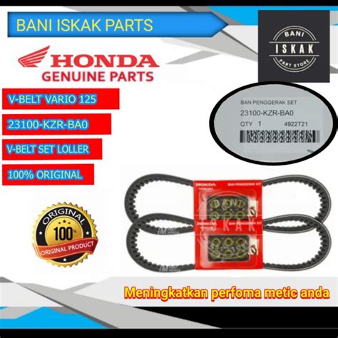 Jual V Belt Vario 125 Old 23100 KZR Original AHM Shopee Indonesia