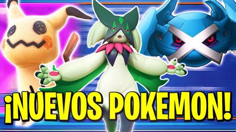 NUEVOS POKEMON MIMIKYU METAGROSS MEOWSCARADA LYCANROC En POKEMON