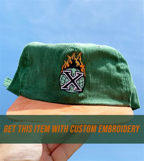 Premium Green Corduroy Suede Unstructured 6 Panel Bulk Caps Wholesale Headwear