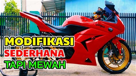 NINJA 250 KARBU MODIFIKASI SEDERHANA TAPI MEWAH YouTube