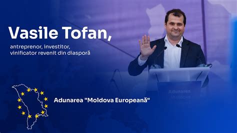 Discursul lui Vasile Tofan de la Adunarea Moldova Europeană YouTube