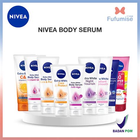 Nivea Body Serum Extra White Night Repair Care Protect Radiant