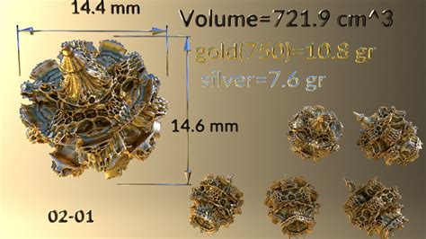 Mandelbrot Fractals - 3D Print Model by reactor7070