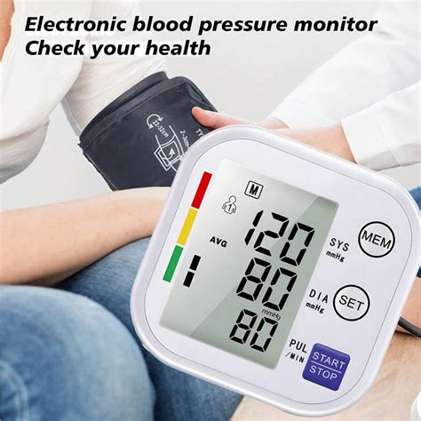 Portable Arm Blood Pressure Monitor Pressure Sensor Monitor Bp