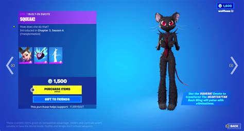 Fortnite Furry Bait 🐈👨‍🚀⭐ 🌠 On Twitter The Built In Squeak Emote In