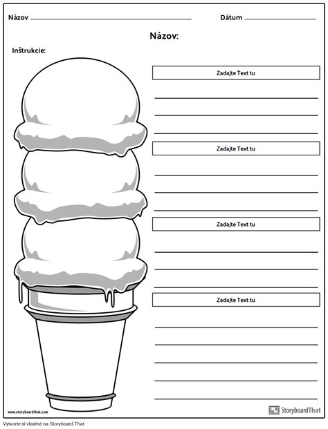 Zmrzlinov Ku E Storyboard Par Sk Examples