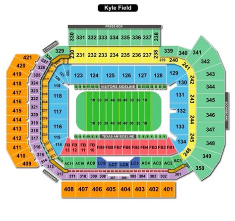 Inside Look At The Kyle Field Seating Chart Get The Best Seat In The House