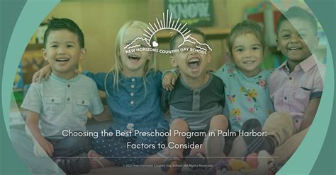 Choosing The Best Preschool Program In Palm Harbor Factors To Consider