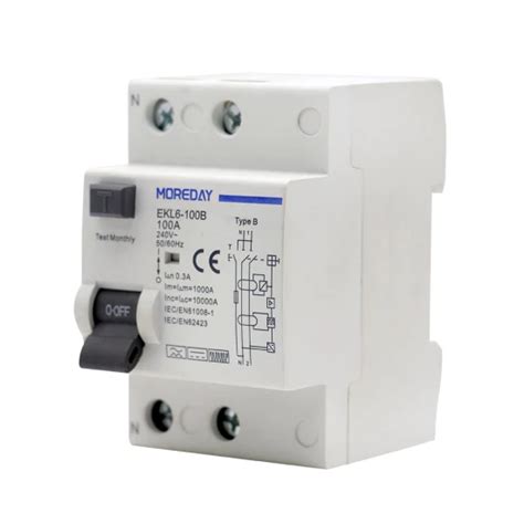 Type B Residual Current Circuit Breaker Pole A Ma Elcb Rcd Rccb