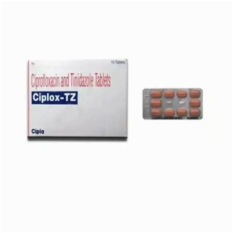 Ciplox Tz Tablet At Rs Stripe Ciplox Ciprofloxacin Tablets Mg