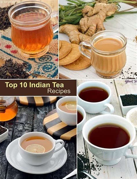 Top 10 Indian Tea Recipes, Indian Tea Recipes Collection | Tea recipes, Indian tea, Tea time snacks