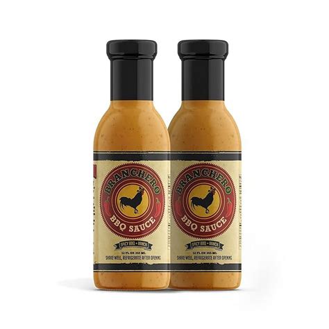 Branch Sauce Co Branchero Spicy Bbq Sauce Sweet And Smoky Barbecue Sauce Blended With Creamy