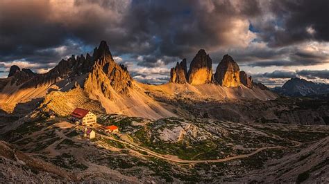 Paisaje naturaleza Dolomitas montañas Italia montañas rocas