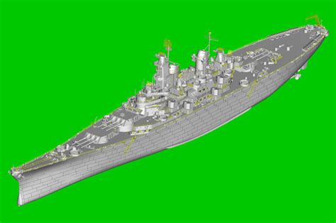 Hobbyboss 1350 86517 Uss Iowa” Battleship Bb 61 Plastic Model Warship