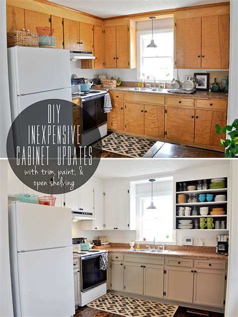 8 Low Cost Diy Ways To Give Your Kitchen Cabinets A Makeover