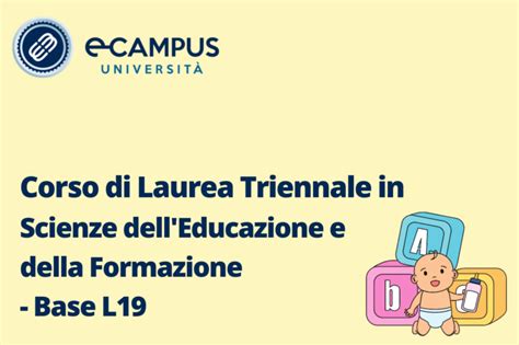 Laurea Triennale Scienze Dell Educazione E Della Formazione Base