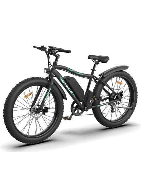 Aostirmotor 500w Electric Bike For Adults 36v 13ah Fat Tire Ebike With Rack And Fender 26 ‘’4 0