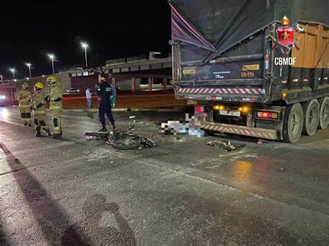 Motociclista Morre Após Colidir Com Caminhão Na Br 020