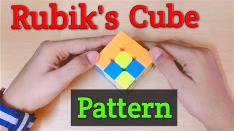 Cool Patterns On A Rubiks Cube 3x3 Rubiks Cube Patterns 5 Sec