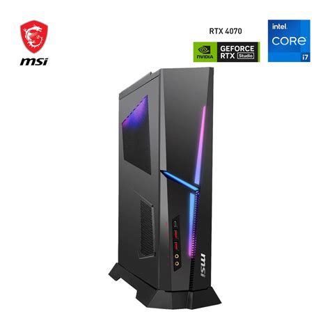 Msi Mpg Trident As Nuc Au Gaming Desktop Th Gen Intel I Gef