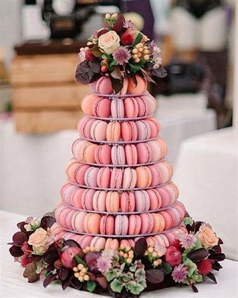 49 Trendy And Unique Macaron Tower Wedding Cakes Weddingomania