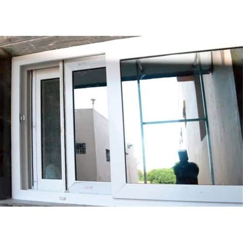 Sliding Residential UPVC Window Thickness Of Glass 8 10 Mm At Rs