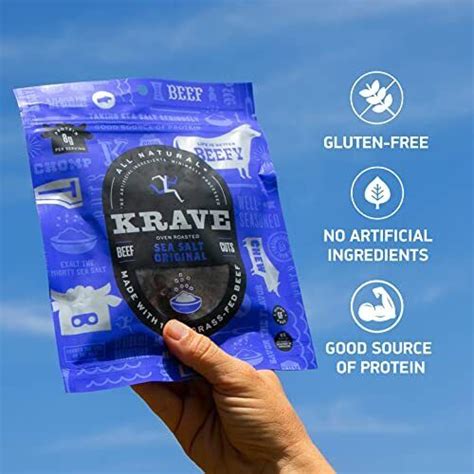 Krave All Natural Beef Jerky And Pork Jerky Variety Flavors Protein Packed Ebay