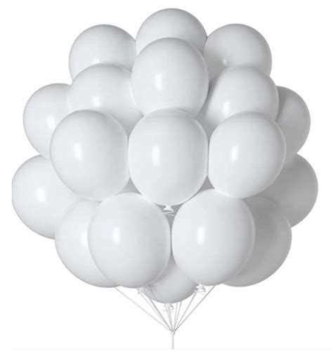 BALONY LATEKSOWE BIAŁE PASTELOWE 5 CALI 12cm małe zestaw 25szt BALON