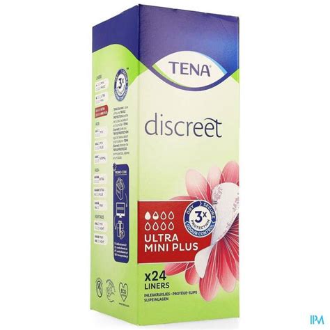 Tena Discreet Ultra Mini Plus Inlegkruisjes Apotheek Pharmazone