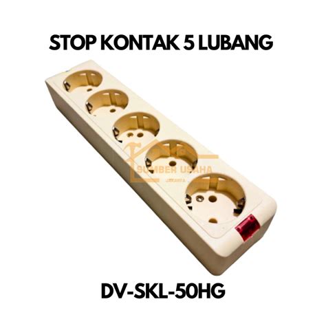 Jual Stop Kontak 5 Lubang Colokan Listrik Stop Kontak Tanpa Kabel