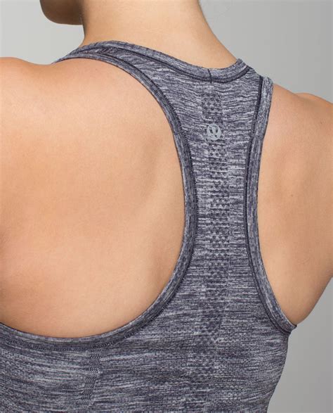 Lululemon Run Swiftly Tech Racerback Heathered Cadet Blue First