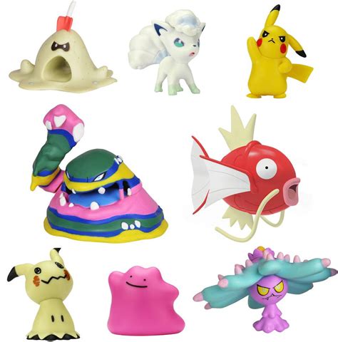 Pokémon 8 Piece Battle Figure Multipack Collectible Toy Set Assorted