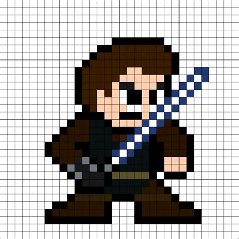 Pixel Art Star Wars Facile Id Es Et Designs Pour Vous Inspirer En