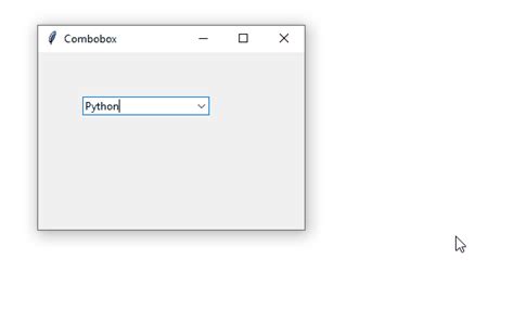 Lista Desplegable Combobox En Tcltk Tkinter Recursos Python
