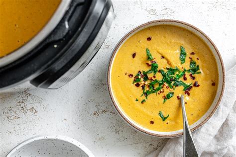 Slow Cooker Pumpkin Soup Plant Based On A Budget