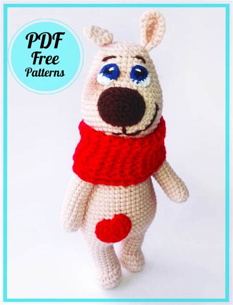 Cute Crochet Dog PDF Amigurumi Free Pattern - Amigurumiday