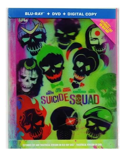 Escuadron Suicida Suicide Squad Pelicula Book Blu Ray Dvd Envío Gratis