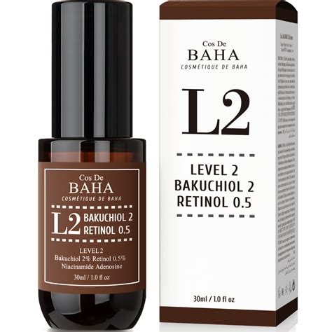 Cos De BAHA L2 Bakuchiol 2 Serum With Retinol For Face Anti Aging