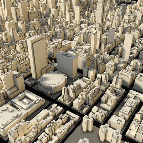 3d new york manhattan model