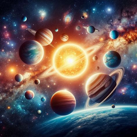 Premium Photo Planets Of The Solar System In The Universe