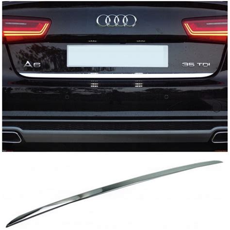 Mitsubishi Outlander I Chrome Rear Strip Trunk Tuning Lid M Boot